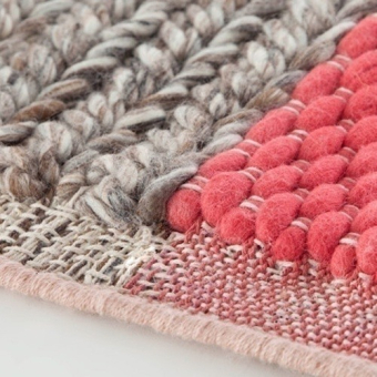 Alfombras Square Plait Coral