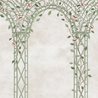 Poetic Trellis Wallpaper