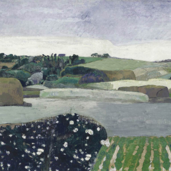 Papel pintado Haystacks in Brittany