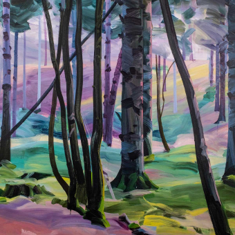 Papier peint panoramique La Forêt des Murmures