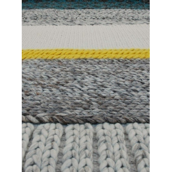 Rectangular Yellow/Blue rug