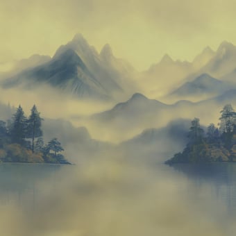 Carta da parati panoramica Huangshan
