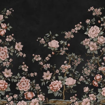 Floral Chinoiserie Wallpaper