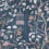 Carta da parati Mystic Garden Rebel Walls Dark blue R20975