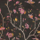 Carta da parati Whispering Petals Rebel Walls Black R20362