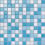 Lot de 6 bo&icirc;tes 7,56m&sup2; - Mosa&iuml;que Wellness & Pool 2 Appiani Calla, fiordaliso, hibiscus /XWEL714