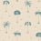 Papier peint Milo Sandberg Misty Blue S10437