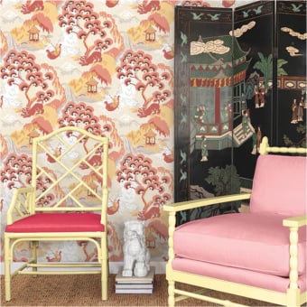 Old Peking adhesive wallpaper