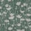 Tapete Shimmering Poppies York Wallcoverings Green & Silver ZA8068