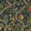 Papel pintado panorámico Tree of Life Mural Sandberg Dark blue S10582