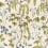 Ottilia panoramic wallpaper Sandberg Olive green S10583