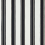 Tapete Block Print Stripe Farrow and Ball Off black BP/754