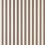 Closet Stripe Wallpaper Farrow and Ball Marron BP0350