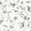 Blumenspitzen-Tapete York Wallcoverings Black MX9682