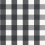 Carta da parati Buffalo Check Thibaut Black T44076