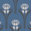 Papel pintado Tulipes Isidore Leroy Bleu /6240407