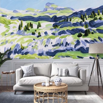 Carta da parati panoramica La Montagna Magica