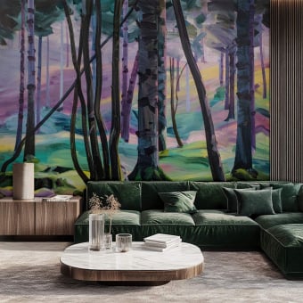 Panoramic wallpaper The Forest of Murmurs