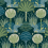 Mandeville wallpaper A street Teal 4034-72123