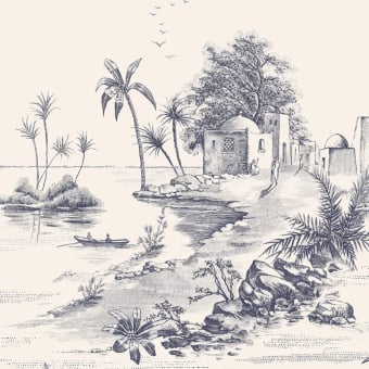 Panoramic wallpaper Oriental Views