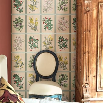 Papier peint Herbier