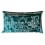 Cuscino Blue Era L Babel Brune Vert/Blanc O5ERA5-L