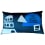 Babylone Blue Fond Bleu L Cushion Babel Brune Bleu O5BL2