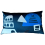 Cuscino Babylone Blue Fond Bleu L Babel Brune Bleu O5BL2