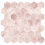 Mosaïque Hexagon 48 Dhoorse Rosa Crema RGHX4806