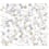Penny Round Mosaic Dhoorse Calacatta Gold Mix RGPR2002
