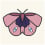 Carreau ciment Le Papillon Rose Carocim Le papillon rose SU-016//16