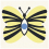 Baldosa de cemento Le Papillon de Nuit Carocim Le papillon de nuit SU-017//16