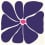 La Fleur Bleue cement tile Carocim La Fleur Violette SU-024//16