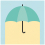 Zementfliese Le Parapluie Carocim Le parapluie SU-028//16