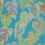 Delila wallpaper Thibaut Turquoise T15864
