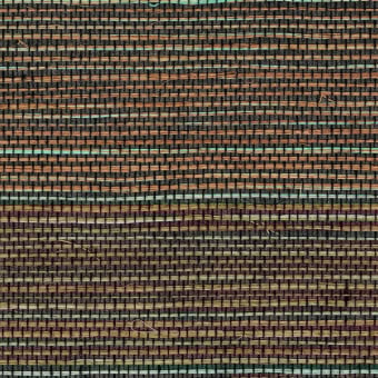 Wandverkleidung aus changierendem Sisal