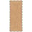 Scallop Jute Rug runner Layered Misty Blue SCAJUMB75240