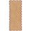 Scallop Jute Rug runner Layered Burgundy SCAJUBU75240