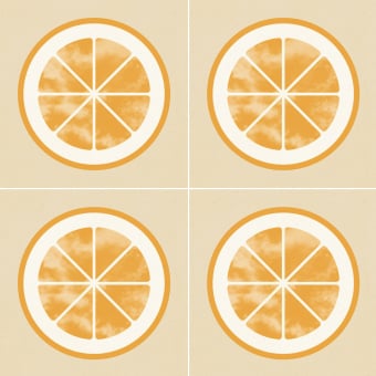 Baldosa de cemento L'Orange