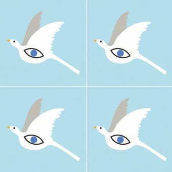Baldosa de cemento El Pájaro