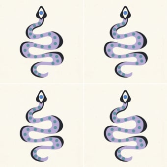 Le Serpent cement tile