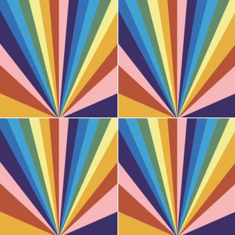 Carreau ciment L’Arc-en-ciel
