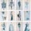 Couture Carousel Wallpaper Cole and Son China Blue Pearl 175/1004M