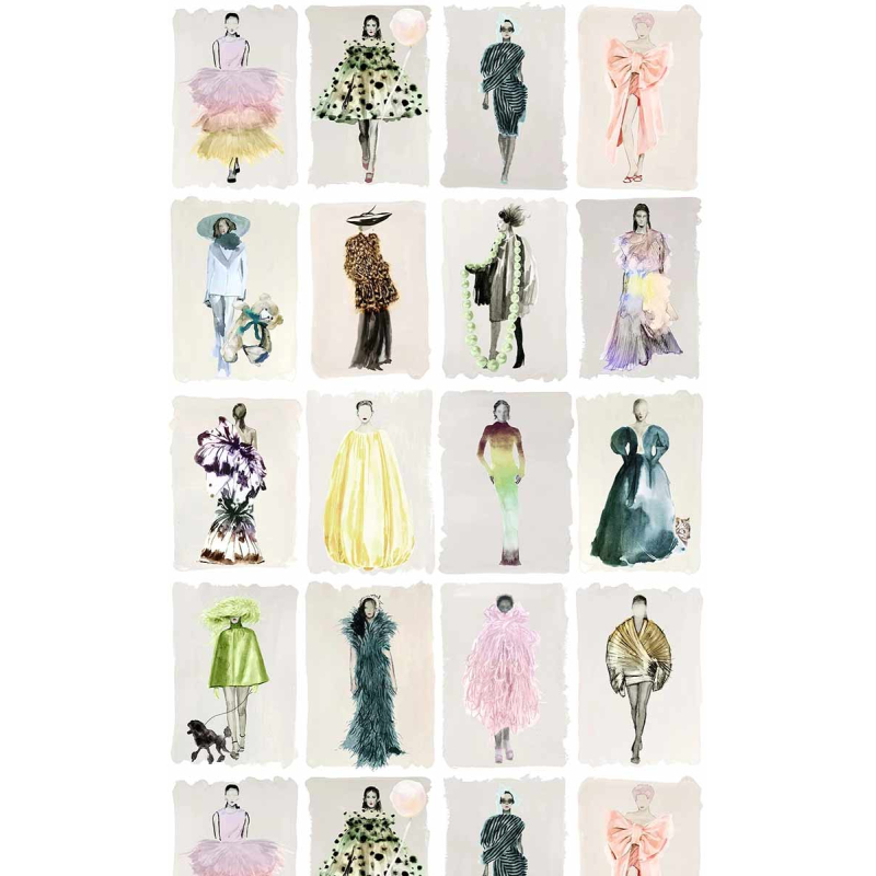 Couture Carousel Wallpaper - Cole and Son