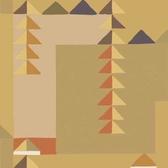 Tapete mit geometrischem Muster