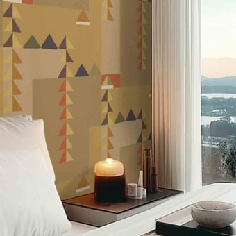 Tapete mit geometrischem Muster
