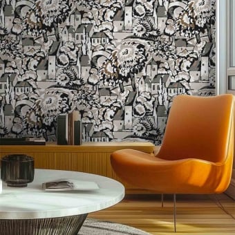 Papel pintado El pueblo