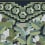 Florelle panoramic wallpaper Papier français  Sauge AD-002-004-PANEL