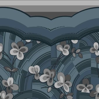 Fleurine panoramic wallpaper
