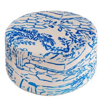 Blu Era Pouffe
